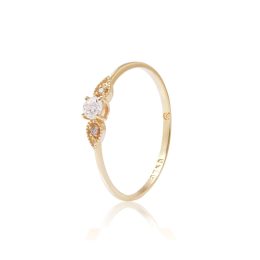 Anel Ouro 18K Brilhantes 11 Pontos