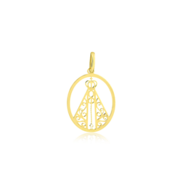 Pingente Ouro 18K N. S. Aparecida