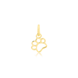 Pingente Ouro 18K Patinha Pet