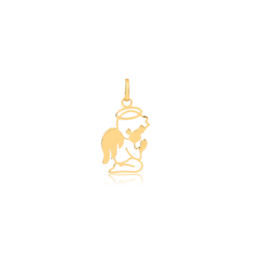Pingente Ouro 18K Anjo da Guarda