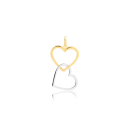 Pingente Ouro 18K Corações